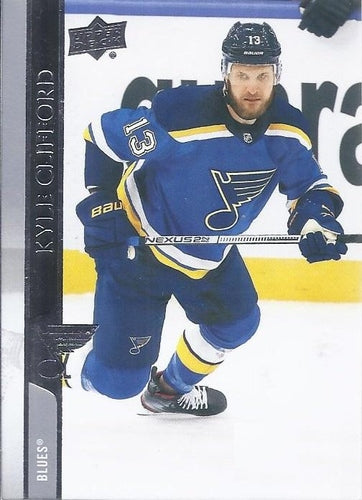 #618 Kyle Clifford - St. Louis Blues - 2020-21 Upper Deck Hockey