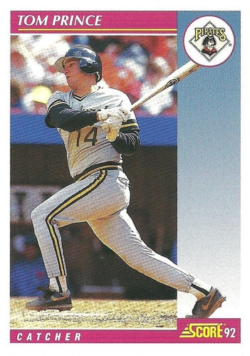 #618 Tom Prince - Pittsburgh Pirates - 1992 Score Baseball