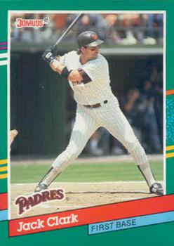 #618 Jack Clark - San Diego Padres - 1991 Donruss Baseball