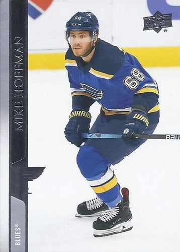 #619 Mike Hoffman - St. Louis Blues - 2020-21 Upper Deck Hockey