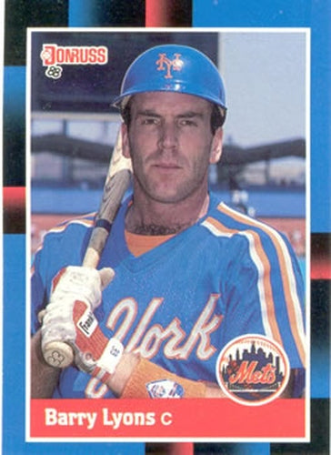 #619 Barry Lyons - New York Mets - 1988 Donruss Baseball
