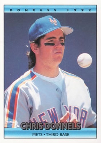 #619 Chris Donnels - New York Mets - 1992 Donruss Baseball