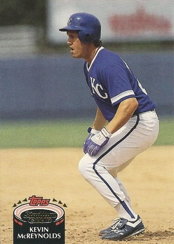 #619 Kevin McReynolds - Kansas City Royals - 1992 Stadium Club Baseball