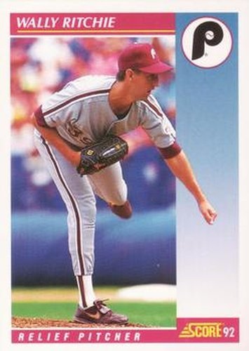 #619 Wally Ritchie - Philadelphia Phillies - 1992 Score Baseball