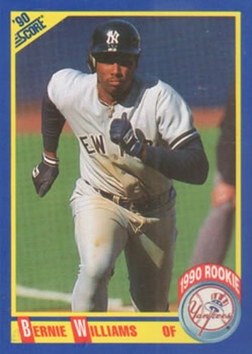 #619 Bernie Williams - New York Yankees - 1990 Score Baseball