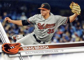 #619 Brad Brach - Baltimore Orioles - 2017 Topps Baseball