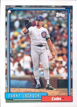 #619 Danny Jackson - Chicago Cubs - 1992 Topps Baseball