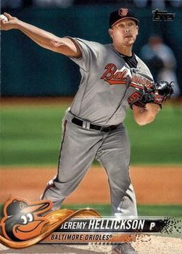 #619 Jeremy Hellickson - Baltimore Orioles - 2018 Topps Baseball