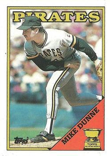 #619 Mike Dunne - Pittsburgh Pirates - 1988 Topps Baseball