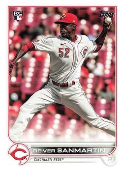 #619 Reiver Sanmartin - Cincinnati Reds - 2022 Topps Baseball