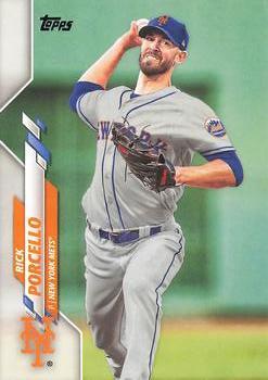 #619 Rick Porcello - New York Mets - 2020 Topps Baseball