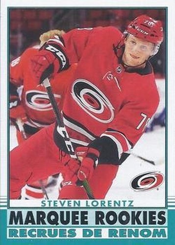 #619 Steven Lorentz - Carolina Hurricanes - 2020-21 O-Pee-Chee Update Retro Hockey