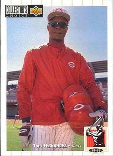 #619 Tony Fernandez - Cincinnati Reds - 1994 Collector's Choice Baseball