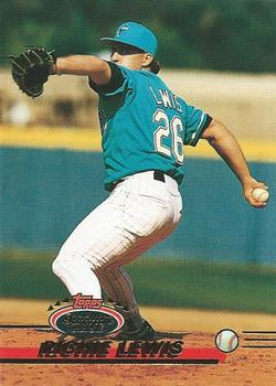 #619 Richie Lewis - Florida Marlins - 1993 Stadium Club Baseball