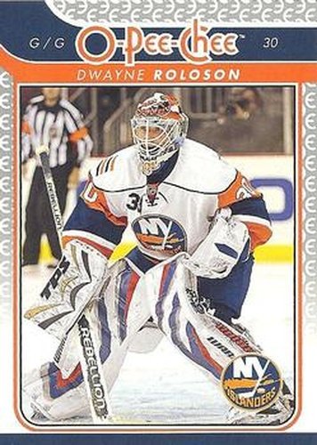#619 Dwayne Roloson - New York Islanders - 2009-10 O-Pee-Chee Hockey