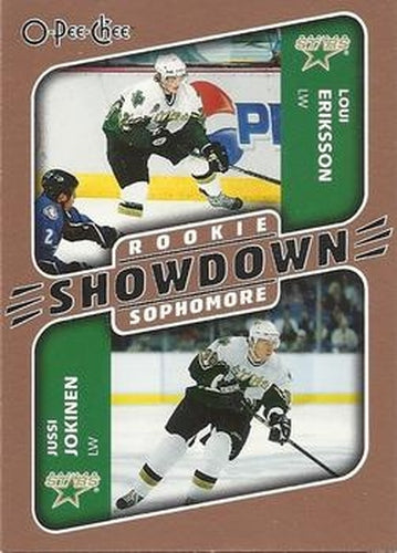 #619 Loui Eriksson / Jussi Jokinen - Dallas Stars - 2006-07 O-Pee-Chee Hockey