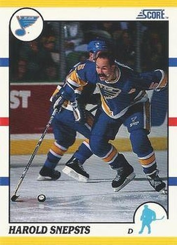 #61T Harold Snepsts - St. Louis Blues - 1990-91 Score Rookie and Traded Hockey