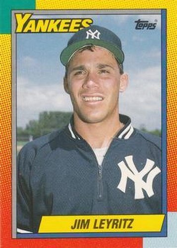 #61T Jim Leyritz - New York Yankees - 1990 Topps Traded Baseball