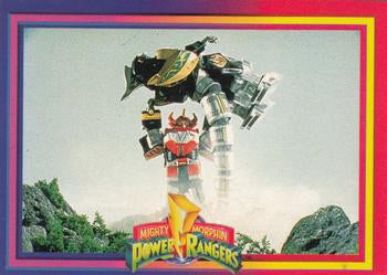 #61 Battle Of The Zords - 1994 Collect-A-Card Power Rangers