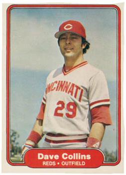#61 Dave Collins - Cincinnati Reds - 1982 Fleer Baseball