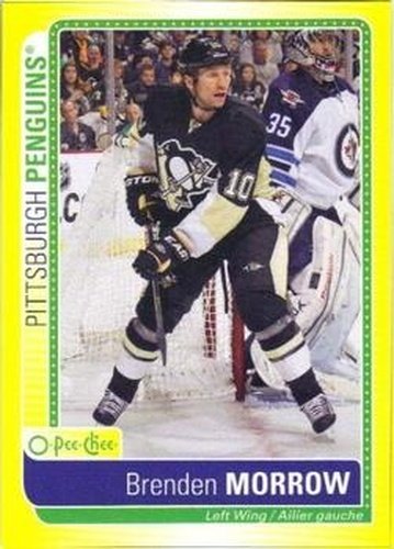 #S-MO Brenden Morrow - Pittsburgh Penguins - 2013-14 O-Pee-Chee Hockey - Stickers
