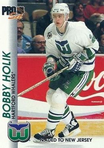 #61 Bobby Holik - Hartford Whalers - 1992-93 Pro Set Hockey
