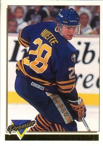 #61 Donald Audette - Buffalo Sabres - 1993-94 O-Pee-Chee Premier Hockey - Gold