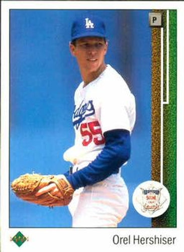 #661 Orel Hershiser - Los Angeles Dodgers - 1989 Upper Deck Baseball