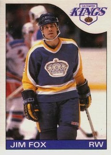 #61 Jim Fox - Los Angeles Kings - 1985-86 O-Pee-Chee Hockey