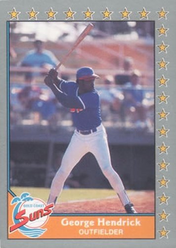 #61 George Hendrick - Gold Coast Suns - 1990 Pacific Senior League Baseball