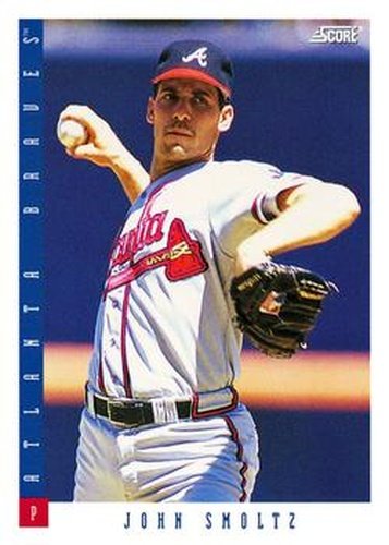#61 John Smoltz - Atlanta Braves - 1993 Score Baseball