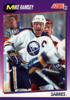 #61 Mike Ramsey - Buffalo Sabres - 1991-92 Score American Hockey