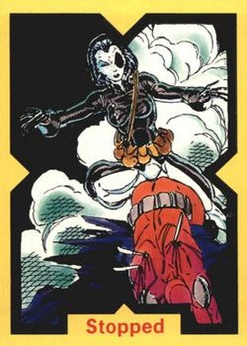 #61 Stopped - 1991 Marvel Comic Images X-Force