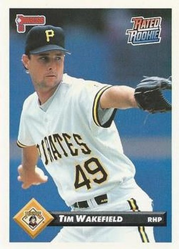 #61 Tim Wakefield - Pittsburgh Pirates - 1993 Donruss Baseball