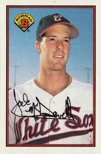 #61 Jack McDowell - Chicago White Sox - 1989 Bowman Baseball