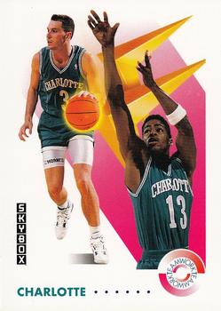 #461 Rex Chapman / Kendall Gill - Charlotte Hornets - 1991-92 SkyBox Basketball