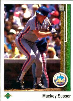 #561 Mackey Sasser - New York Mets - 1989 Upper Deck Baseball