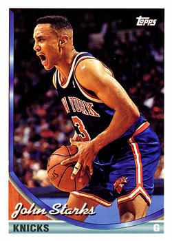 #61 John Starks - New York Knicks - 1993-94 Topps Basketball
