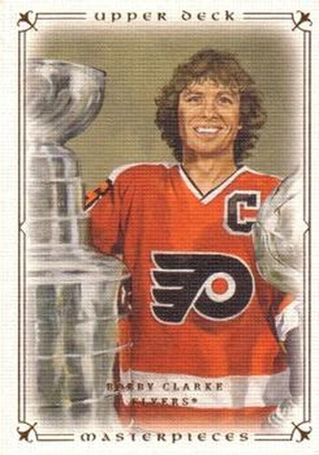 #61 Bobby Clarke - Philadelphia Flyers - 2008-09 Upper Deck Masterpieces Hockey