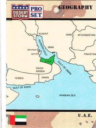 #61 United Arab Emirates - 1991 Pro Set Desert Storm