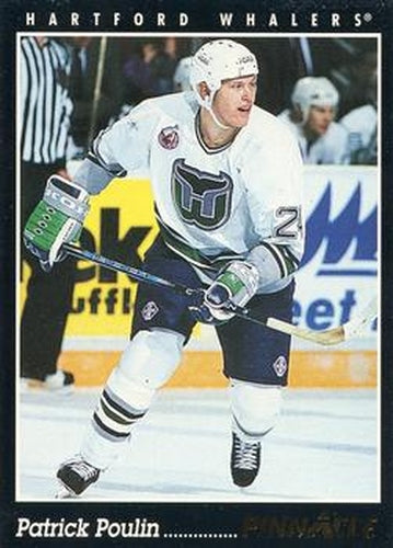 #61 Patrick Poulin - Hartford Whalers - 1993-94 Pinnacle Hockey