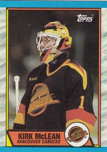 #61 Kirk McLean - Vancouver Canucks - 1989-90 Topps Hockey