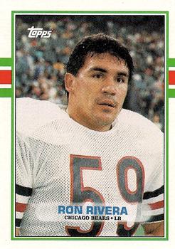 #61 Ron Rivera - Chicago Bears - 1989 Topps Football