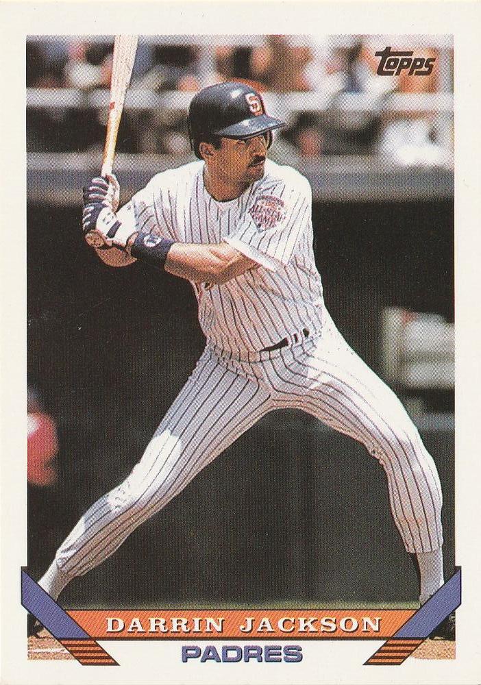 #761 Darrin Jackson - San Diego Padres - 1993 Topps Baseball