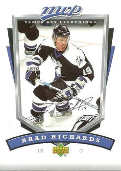#261 Brad Richards - Tampa Bay Lightning - 2006-07 Upper Deck MVP Hockey