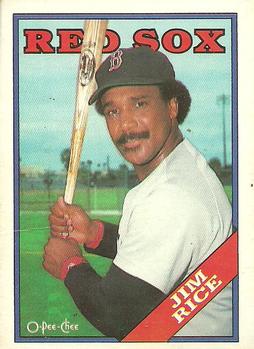 #61 Jim Rice - Boston Red Sox - 1988 O-Pee-Chee Baseball