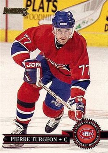 #61 Pierre Turgeon - Montreal Canadiens - 1995-96 Donruss Hockey