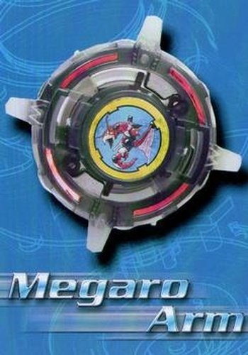 #61 Megaro Arm - Attack - 2003 Cards Inc. Beyblade