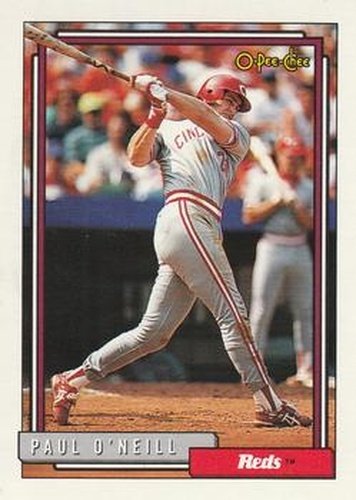 #61 Paul O'Neill - Cincinnati Reds - 1992 O-Pee-Chee Baseball