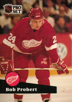 #61 Bob Probert - 1991-92 Pro Set Hockey
